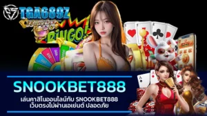 TGA689z เล่นคาสิโนออนไลน์กับ SNOOKBET888 เว็บตรงไม่ผ่านเอเย่นต์ ปลอดภัย
